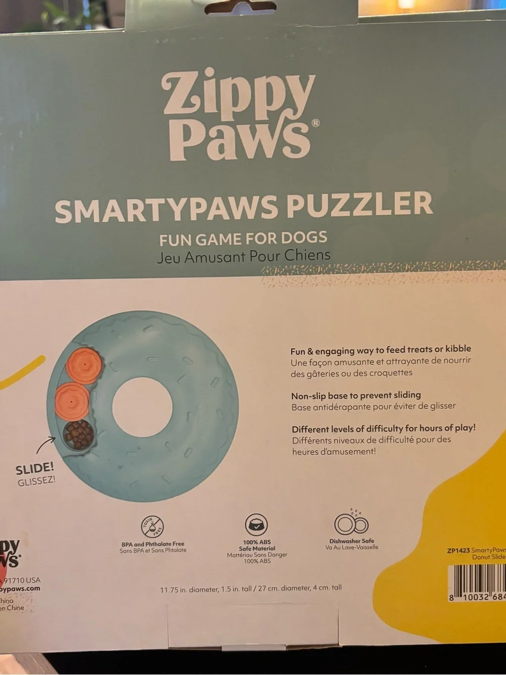 ZippyPaws Smartypaws donut Puzzle Toy